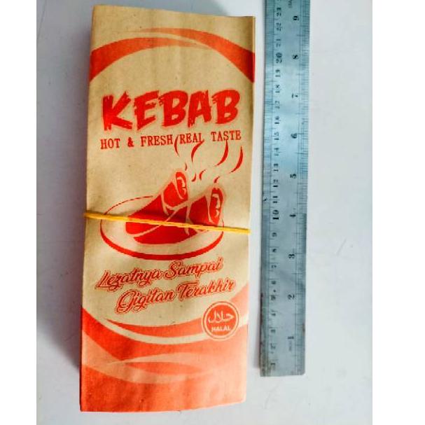 

[PROMO GI053] Bungkus Kebab coklat mini isi 50 pcs