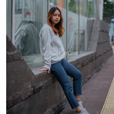 Basic Sweater Polos Misty 68 Crewneck Sweatshirt Pria Wanita Size M - XXXL-2