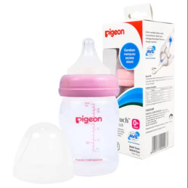 Pigeon Botol Wide Neck Box 160 ml Peristaltic Plus Nipple