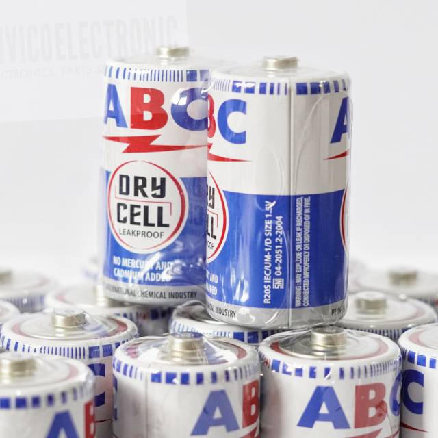 Baterai ABC bulat 1,5v tipe D R20