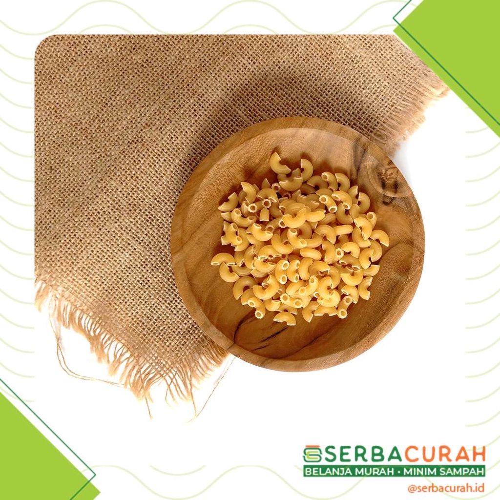 

Makaroni Pasta Pipa Sedani Curah | 100 gram | Kemasan Kertas