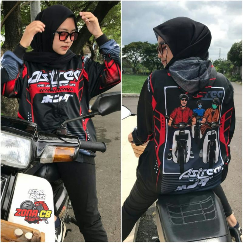 JAKET HONDA ASTREA GRAND BULUS RACING GANK/ JAKET PRIA WANITA C70 /HOODIE ZONA CB ORIGINAL MERCH