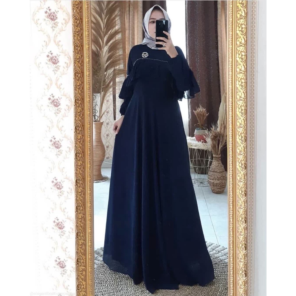 (COD) GAMIS LESTY PAYET POLOS BAHAN LADY ZAHRA PREMIUM ORIGINAL TARIS BUSANA BRAND BAJU KONDANGAN BA