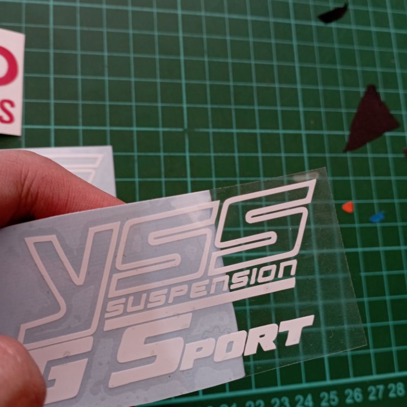 Sticker Cutting Yss Suspension G-Sport