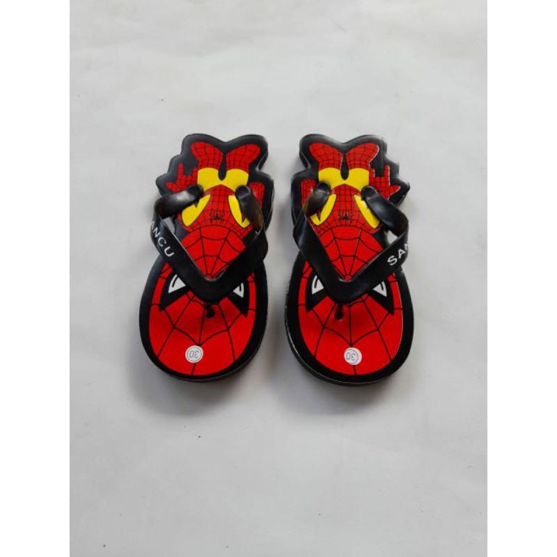 sandal anak super hero karakter spiderman lucu