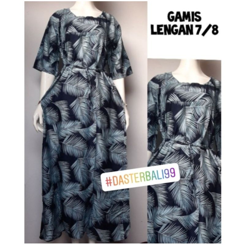 daster Bali panjang lengan panjang dan 7/8