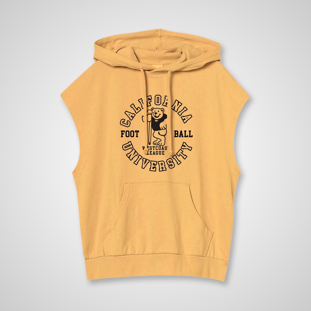 ROMPI HOODIE UNISEX CALIFORNIA FOOTBALL /// SLEEVELESS TEBAL KEKINIAN TERBARU''