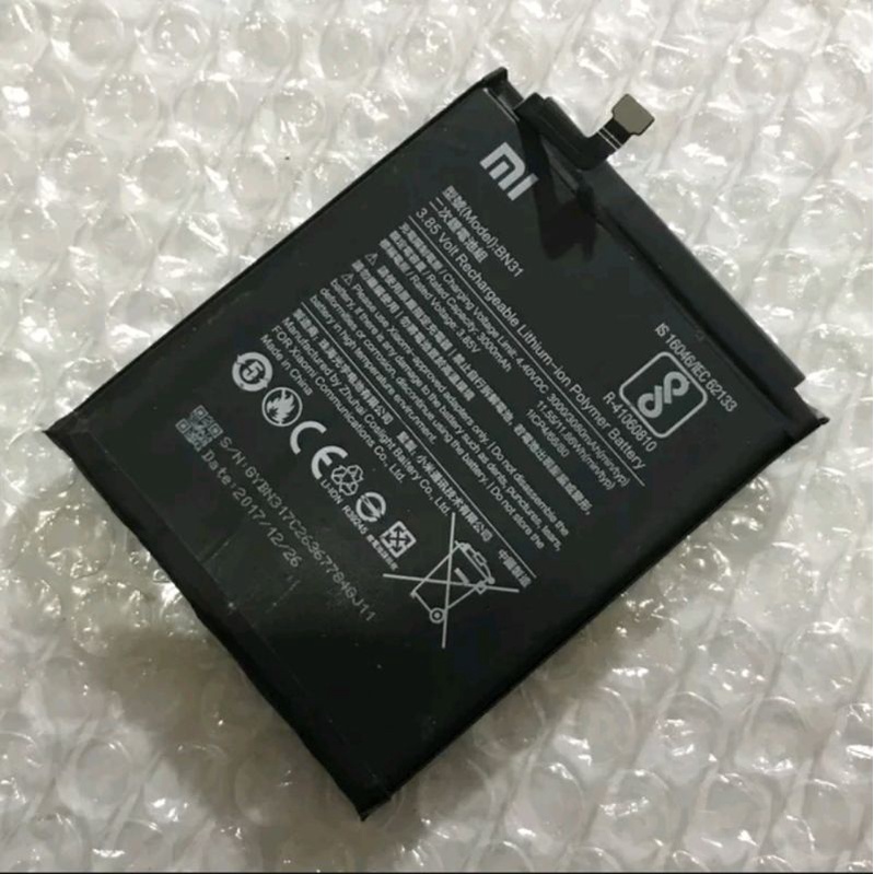 batre battery baterai Xiaomi Mi A1 Mi 5X original ori copotan model bn31