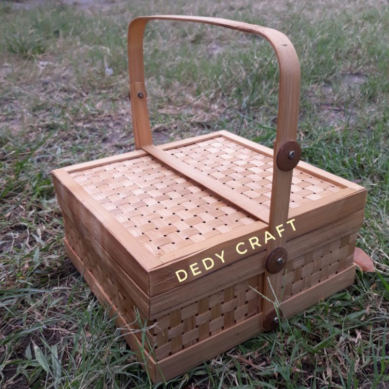 rantang bambu 1 susun 25x25