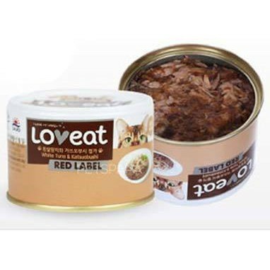 Makanan Kucing Sajo Loveat Red Label White Tuna & Katsuobusi 160gr