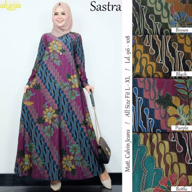 Sastra Maxy Dress Batik By Akasia