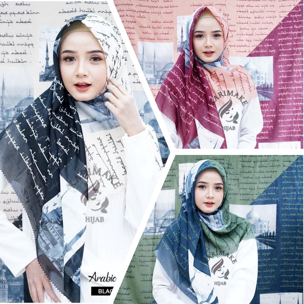 KERUDUNG KORAN ARABIC / ARAB SCRAFT 2in1 TERBARU