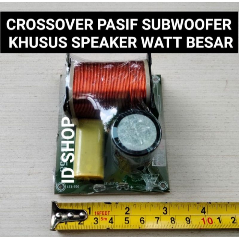 KIT Crossover Pasif SUBWOOFER cocok utk di Speaker WOOFER SUBWOFER cocok utk Salon Sepiker DAYA WATT