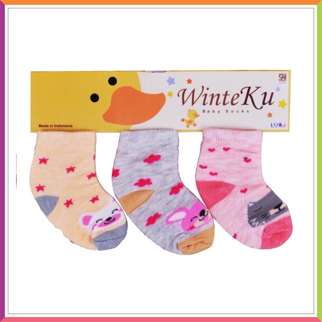 ❤ Fashionbabies ❤ KAOSKAKI BAYI WINTEKU 3 IN 1 / KAOSKAKI NEWBORN ISI 3