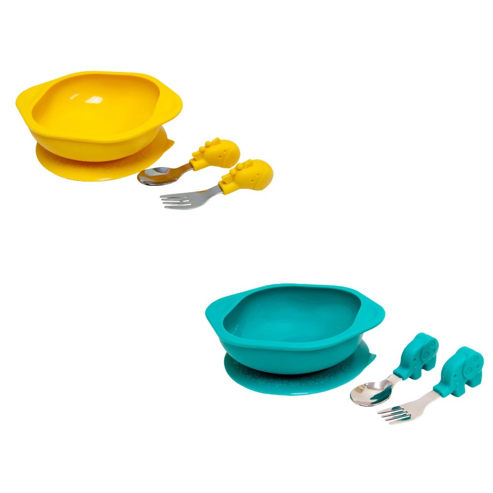 Castle - Marcus &amp; Marcus Toddler Mealtime - Mangkok Sendok Garpu Set MNM