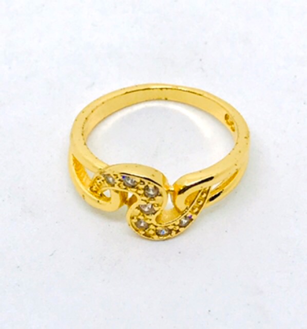 Cincin wanita //cincin lapis emas //cincin replika berlian //cincin