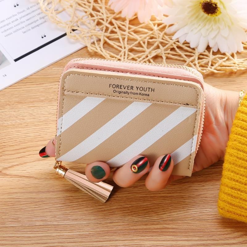 Forever Youth Dompet Wanita Dompet Lipat Pendek Import Murah-8