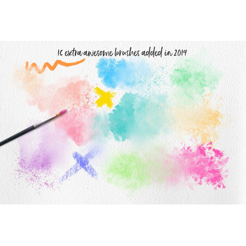 Procreate Brush - The Ultimate Watercolour Brush Pack for Procreate