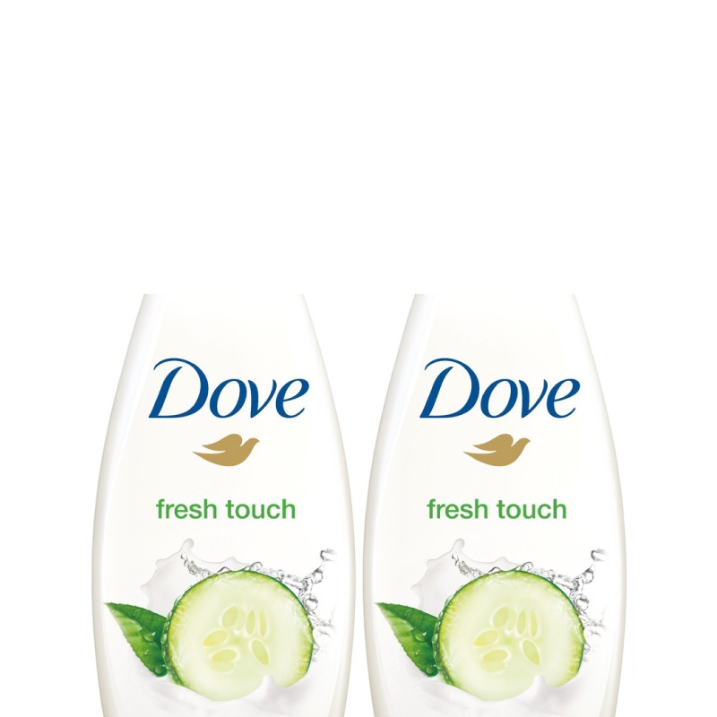 Dove Sabun Mandi Fresh Touch Botol 400ml x 2