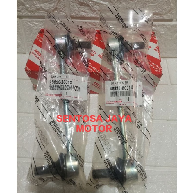 LINK STABIL LINK STABILIZER AVANZA XENIA VELOZ ASLI 48820-B0010 DI JAMIN 100% ORIGINAL HARGA 1SET