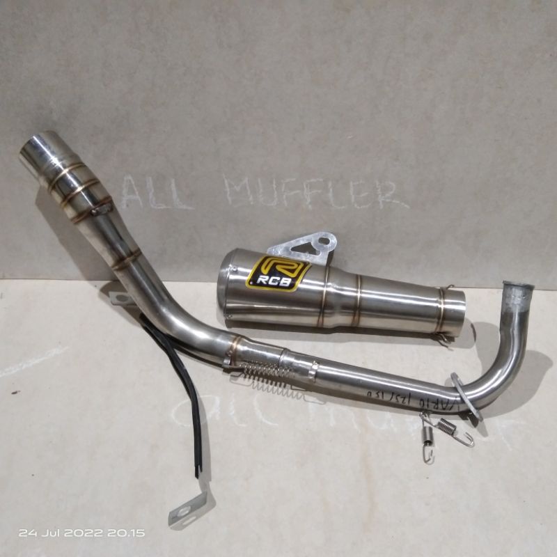 knalpot rcb capsul Vario 125/150 fullset