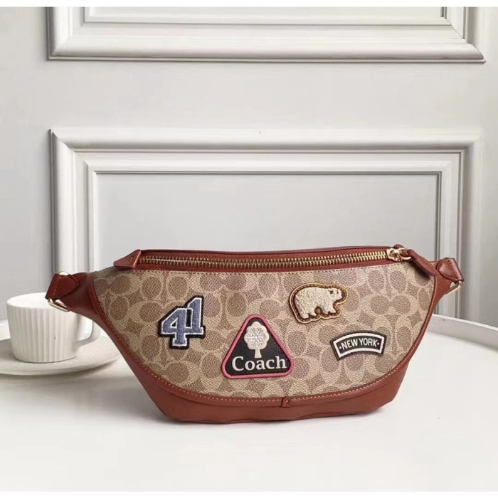 League Belt COC's In Signature Canvas With Patches