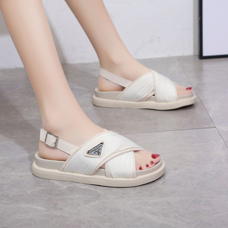 10490 Sandal Tali Wanita Sendal Gunung Flat Shoes Import