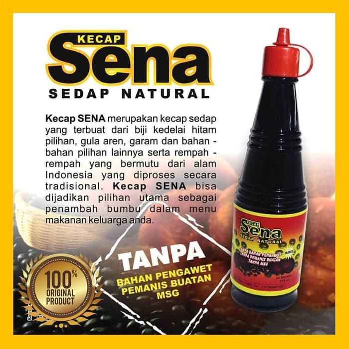 

KECAP SENA, Kecap Organik Asli Tanpa Pengawet