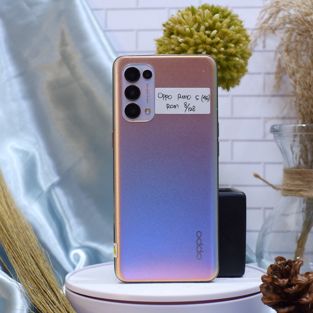 Oppo Reno 5 8/128 Fullset - Hp Bekas Second