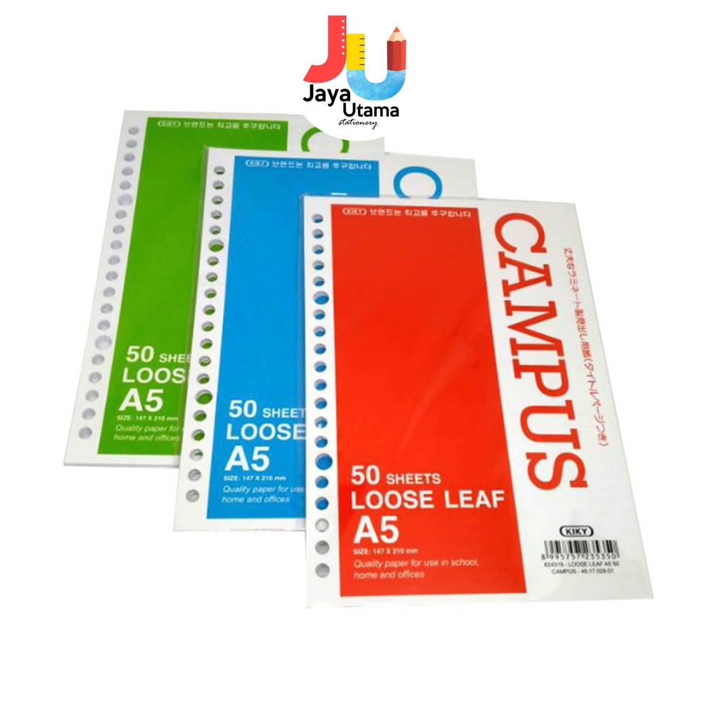 

Loose Leaf A5 50 Kiky Campus