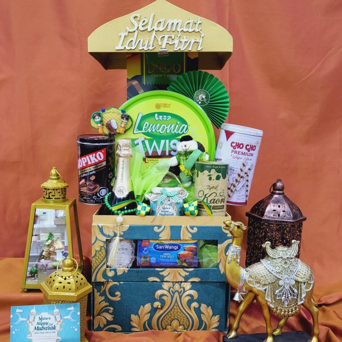 

Paket box hampers lebaran parcel idul fitri ramadhan kue kering 178