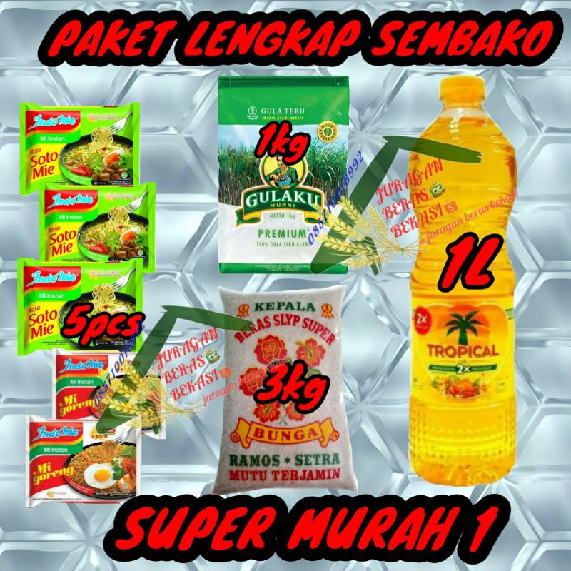 

PAKET SEMBAKO MURAH 1