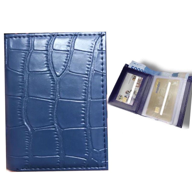 Dompet Kartu Nama Card Holder Pria Wanita model CROCO PREMIUM
