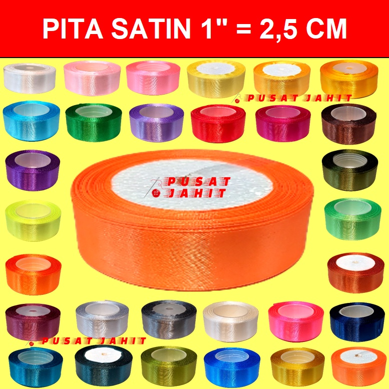 

(ROLL) PITA SATIN 1 INCH / 2,5 CM