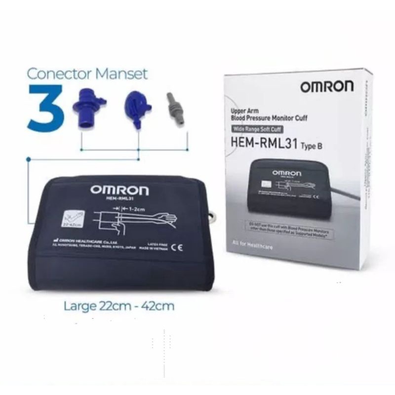 Manset Tensimeter Omron HEM RML 31 Type B / Manset Omron Ukuran L