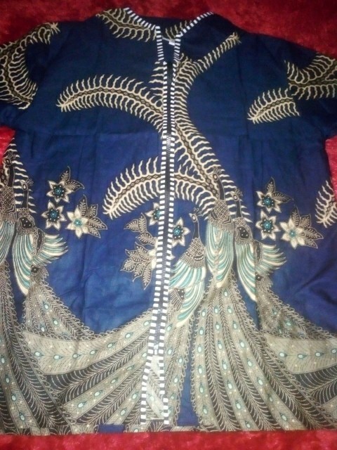 Atasan Batik Dolby Dolbi Dobby Doby Tenun Sutra Tulis Halus Katun Atbm Baron ,sarombit Atasan - B1