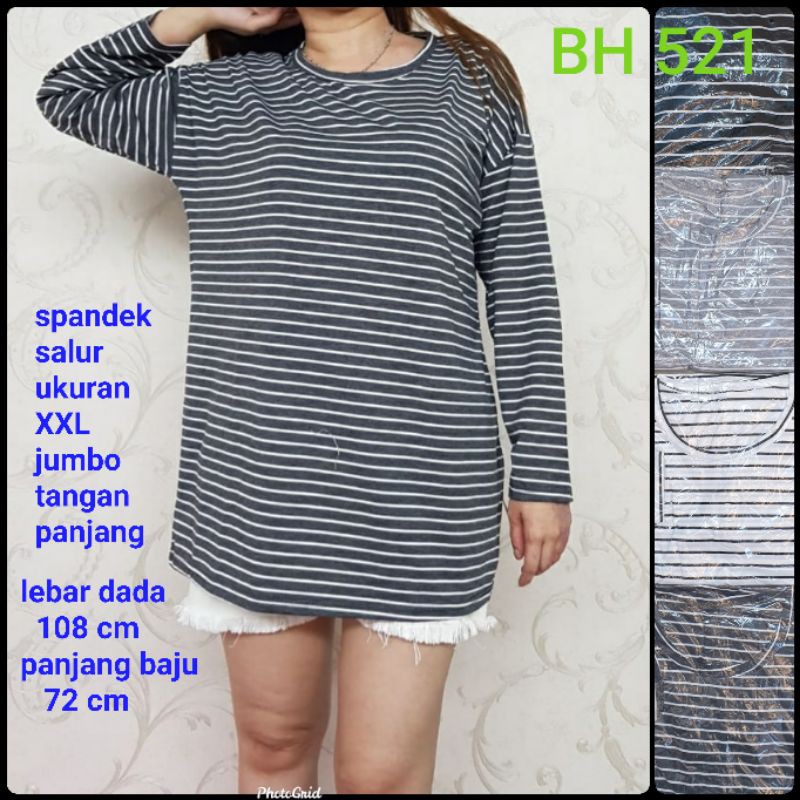 tokoabelgrosir spandex salur ukuran XXL