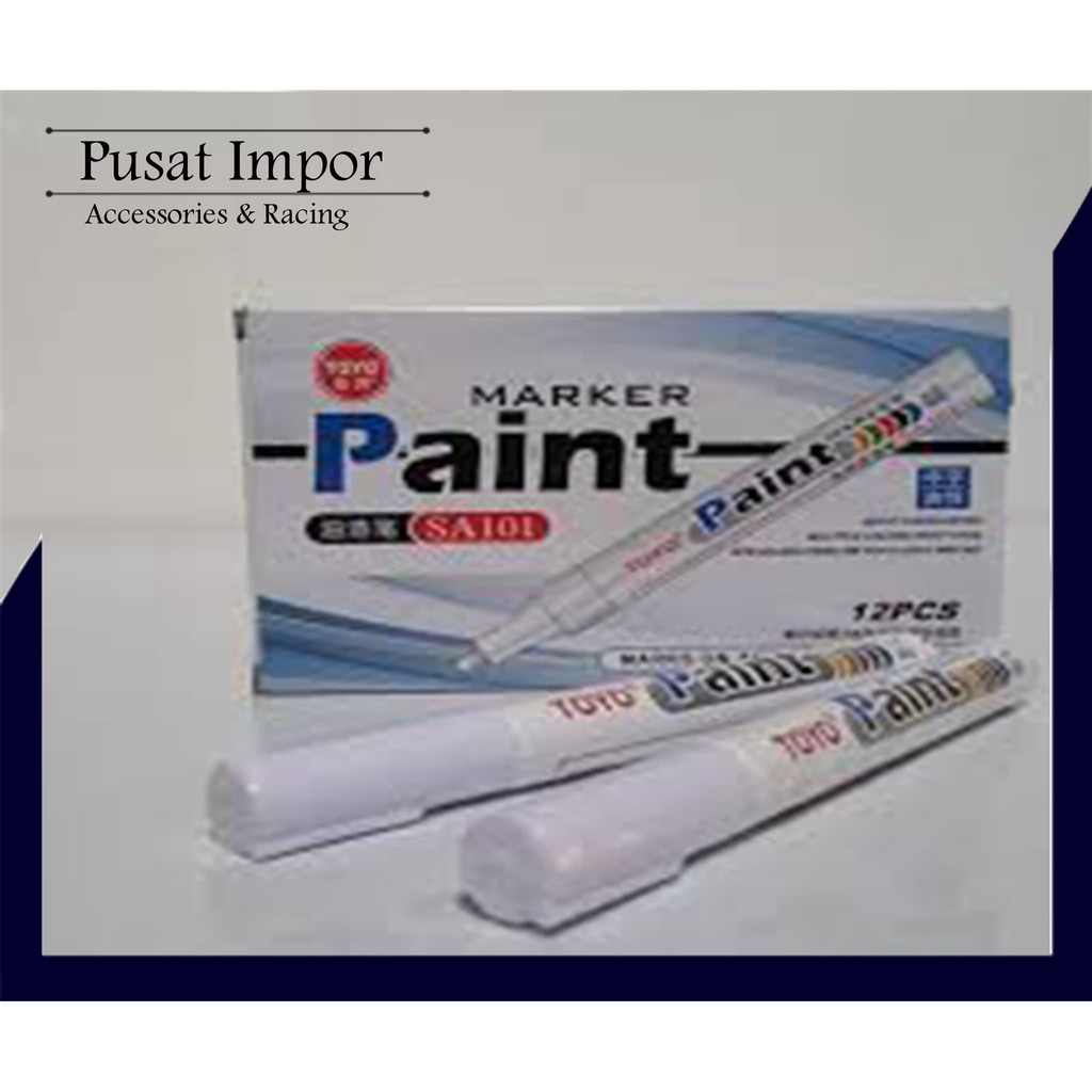 

Spidol Ban TOYO PUTIH-Paint Marker Toyo Kualitas Terbaik