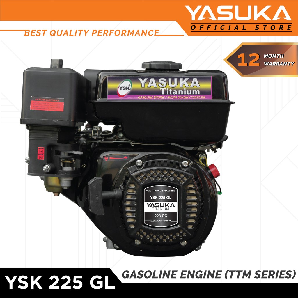 Mesin Bensin / Gasoline Engine Yasuka YSK 225 GL