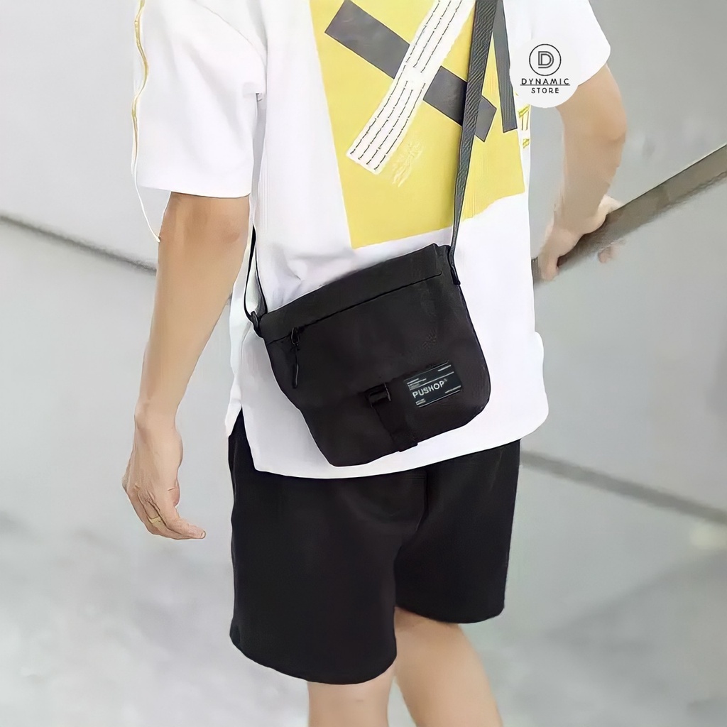 Tas Selempang Pria Daniel Sling Bag Skena Polos Slempang Cowok Casual Trendy