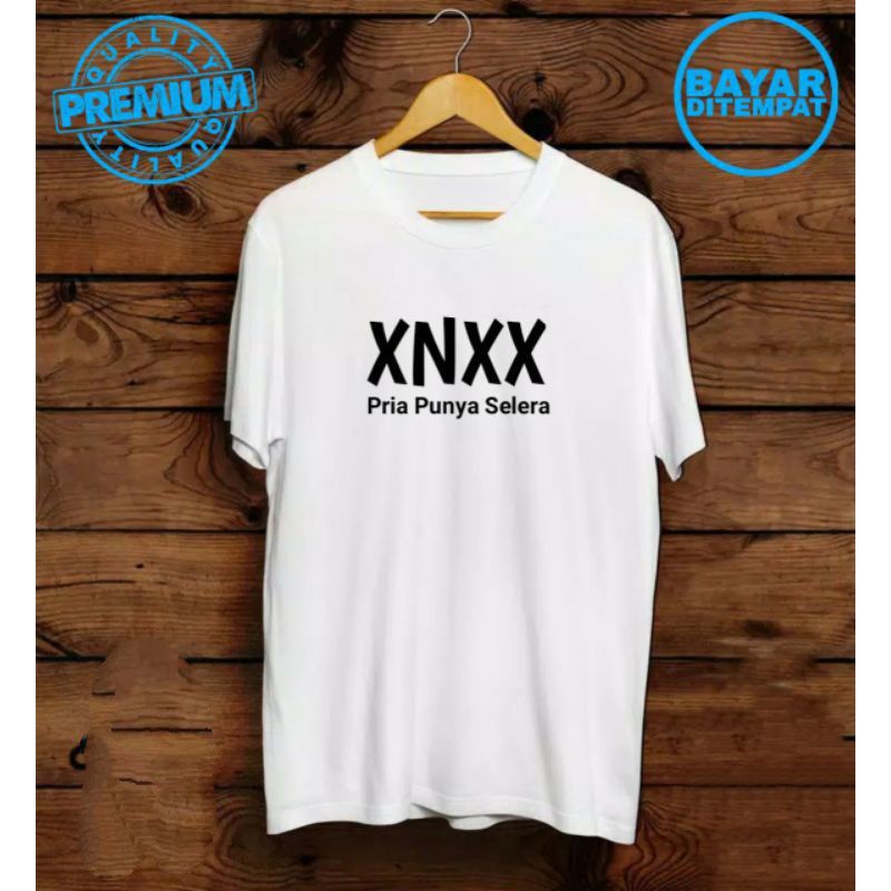 KAOS KATUN PREMIUM 28S/KAOS MURAH/KAOS VIRAL KATA KATA XNXX