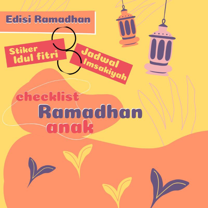 

Stiker Label Ucapan Ramadhan Planner / Jadwal Imsakiyah / Checklist Ramadhan Anak 2021