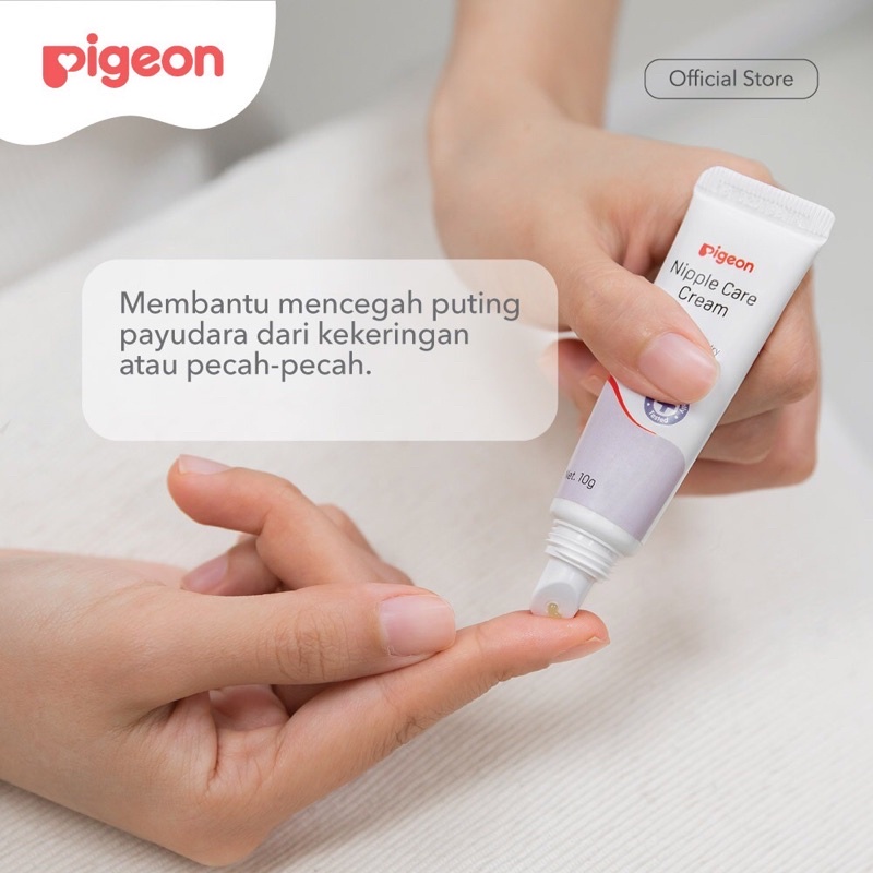 PIGEON Nipple Care Cream (Krim Puting Lecet Halal &amp; Food Grade - Aman untuk Bayi)