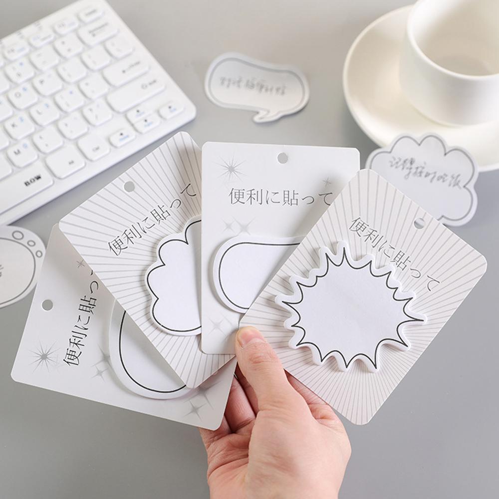 Lanfy Memo Pad Dialog Box Self-Adhesive Stationery Kertas Catatan