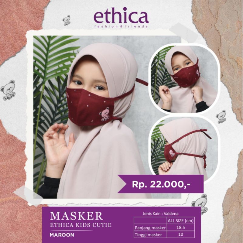 ETHICA// MASKER ANAK ETHICA CUTIE