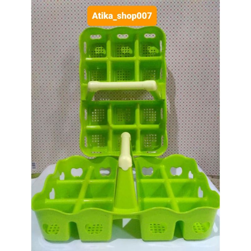 KERANJANG AQUA / RAK AQUA ISI 12-16 LUBANG TEMPAT AQUA GELAS PLASTIK MURAH