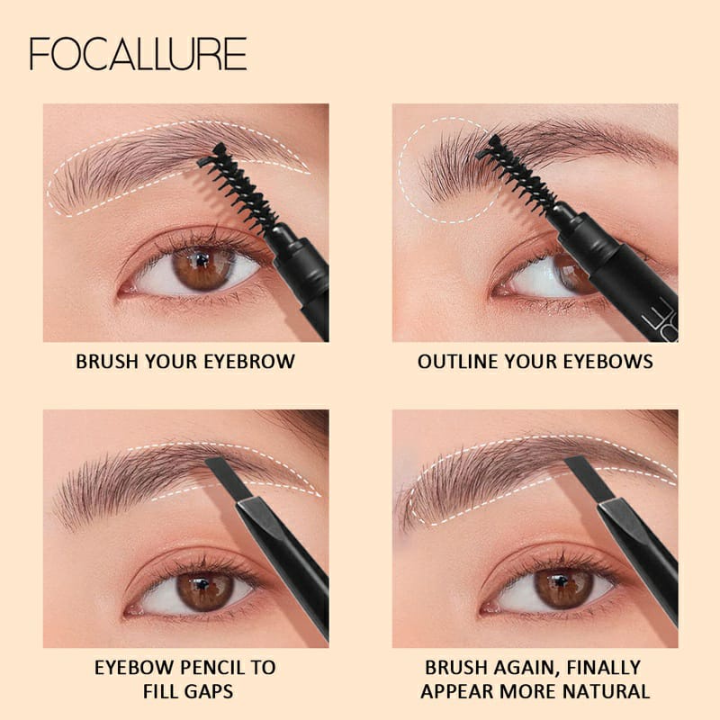 ☘️ CHAROZA ☘️ FOCALLURE Auto Brows Pen FA18