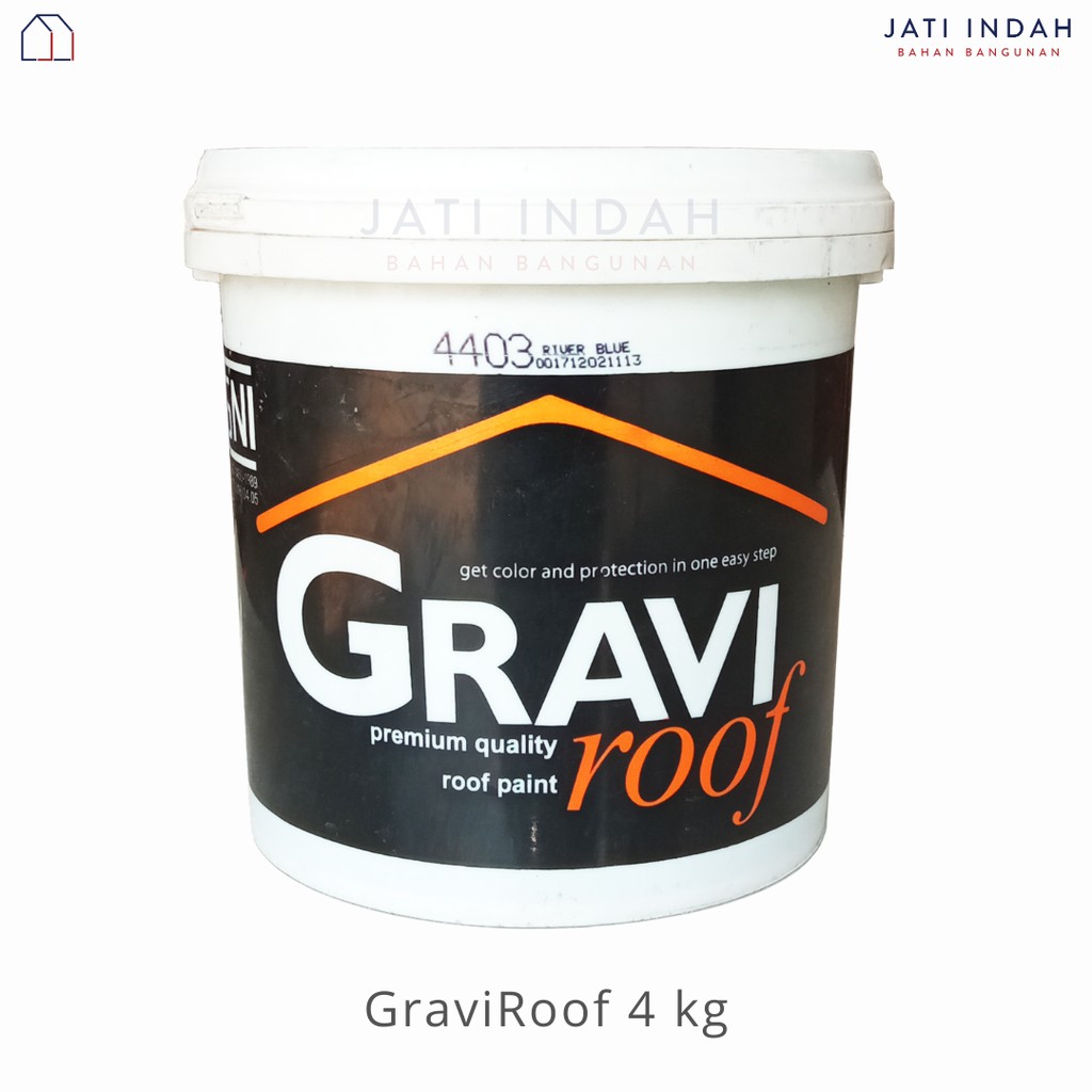 GRAVI ROOF CAT MULTI PURPOSE 4 KG TEMBOK GENTENG PAVING GRAVI ROOF CAT MULTI PURPOSE 4 KG TEMBOK GENTENG PAVING
