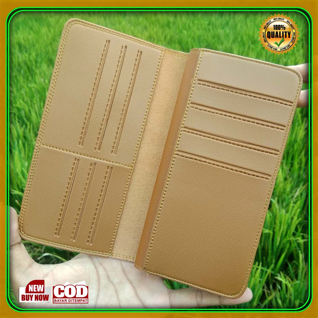 DOMPET LIPAT PRIA PANJANG FASHION LAKI LAKI Bahan sintetik PVC Premium