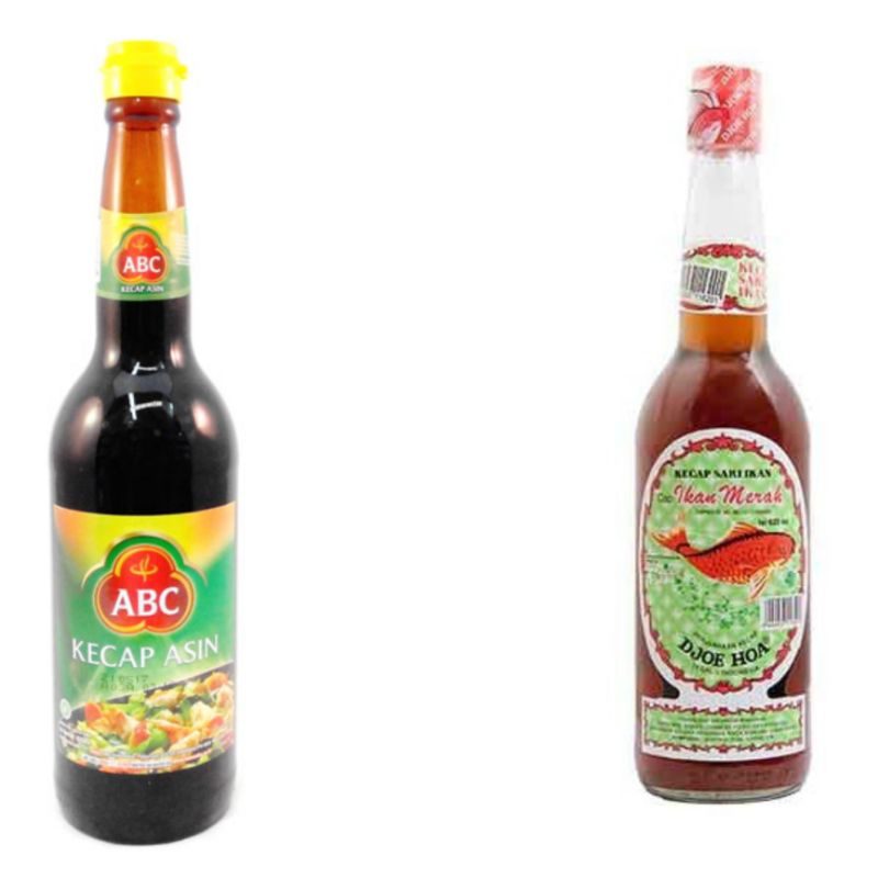 

Kecap Asin ABC / kecap ikan djoe hoa 620 ml botol kaca